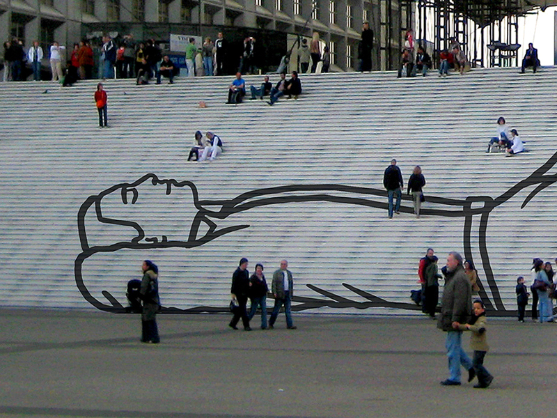 Kunst openbare ruimte-Parijs-BlokLugthart